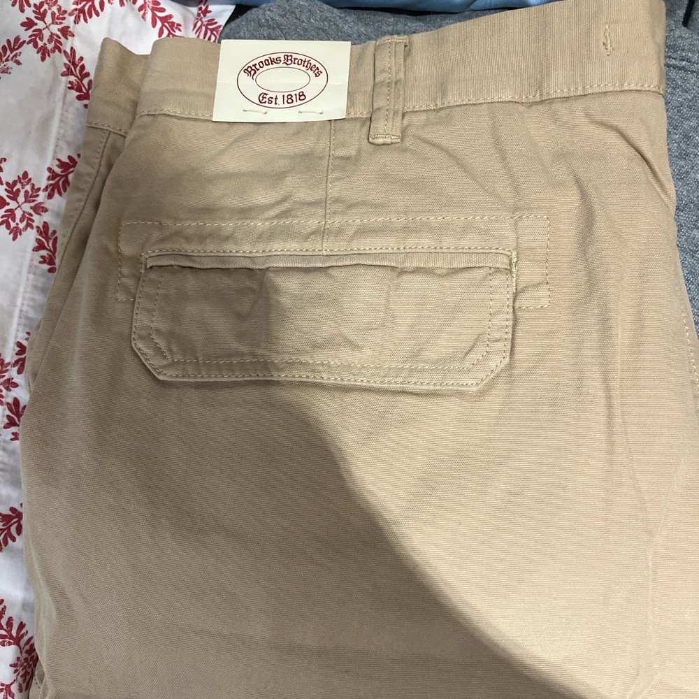 Brooks Brothers Men's Khaki Cargo Shorts